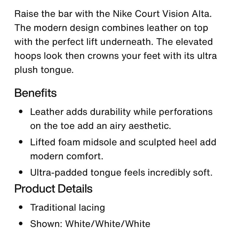 Nike White Lace-Up Sneakers - Picture 7 of 7